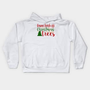 Farm Fresh Christmas Tree Kids Hoodie